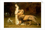 Una and the Lion by Briton Riviere