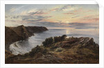 Across Shipload Bay to Lundy Island, North Devon, 1859 by Henry Moore
