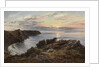 Across Shipload Bay to Lundy Island, North Devon, 1859 by Henry Moore