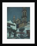 Moonlight - a Garden in Seville by Albert Moulton Foweraker