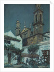 Moonlight - a Garden in Seville by Albert Moulton Foweraker