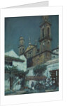Moonlight - a Garden in Seville by Albert Moulton Foweraker