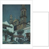 Moonlight - a Garden in Seville by Albert Moulton Foweraker