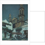 Moonlight - a Garden in Seville by Albert Moulton Foweraker