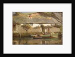 A Riverside Cottage by James Valentine Jelley