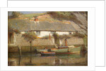 A Riverside Cottage by James Valentine Jelley