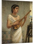 The Mandolin Player, 1886 by Edwin Longsden Long