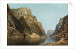 Sogne Fjord, Norway by Adelsteen Normann