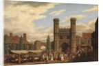Fair on Lady Wootton's Green, before the gate of St Augustine's Monastery, Canterbury by William Findlater