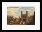 Fair on Lady Wootton's Green, before the gate of St Augustine's Monastery, Canterbury by William Findlater