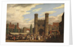 Fair on Lady Wootton's Green, before the gate of St Augustine's Monastery, Canterbury by William Findlater