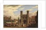 Fair on Lady Wootton's Green, before the gate of St Augustine's Monastery, Canterbury by William Findlater