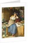 The Alsatian Flower Girl, 1900 by Robert Walker Macbeth