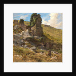 A Rocky Outcrop by Arthur Hughes
