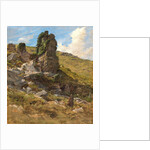 A Rocky Outcrop by Arthur Hughes
