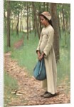 Girl with Bindle by Louis Welden Hawkins