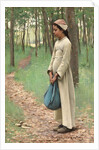 Girl with Bindle by Louis Welden Hawkins