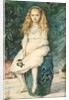 Portrait of Nina Lehmann, aged nine, after Millais by Wilhelm Auguste Rudolf Lehmann