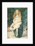 Portrait of Nina Lehmann, aged nine, after Millais by Wilhelm Auguste Rudolf Lehmann