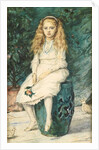 Portrait of Nina Lehmann, aged nine, after Millais by Wilhelm Auguste Rudolf Lehmann