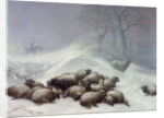 Under the Shelter of the Shapeless Drift, January 18th 1881 by Thomas Sidney Cooper