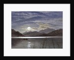 Lake Scene by Moonlight, 1879 by Arthur Gilbert