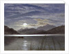 Lake Scene by Moonlight, 1879 by Arthur Gilbert