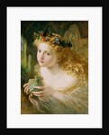 A portrait of a fairy, 1869 by Sophie Anderson