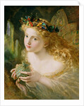 A portrait of a fairy, 1869 by Sophie Anderson