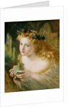 A portrait of a fairy, 1869 by Sophie Anderson