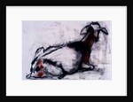 Seated Goat, 1998 by Mark Adlington