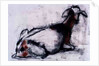 Seated Goat, 1998 by Mark Adlington
