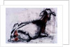 Seated Goat, 1998 by Mark Adlington
