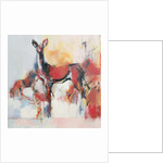 Hinds in winter, 1995 by Mark Adlington