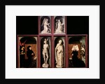 The Last Judgement when closed by Rogier van der Weyden