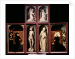 The Last Judgement when closed by Rogier van der Weyden