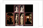 The Last Judgement when closed by Rogier van der Weyden