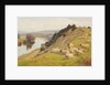 A Riverside Pasture with Sheep by William Sidney Cooper