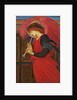 An Angel Playing a Flageolet by Edward Coley Burne-Jones