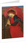 An Angel Playing a Flageolet by Edward Coley Burne-Jones