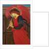 An Angel Playing a Flageolet by Edward Coley Burne-Jones