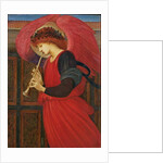 An Angel Playing a Flageolet by Edward Coley Burne-Jones