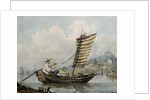 Chinese Sailor Smoking in his Junk, 1795 by William Alexander