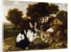 Two Rabbits in a Landscape, c.1650 by Haarlem School