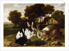 Two Rabbits in a Landscape, c.1650 by Haarlem School