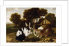 Two Rabbits in a Landscape, c.1650 by Haarlem School