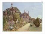 The Gardens at Montacute, Somerset, 1893 by Ernest Arthur Rowe