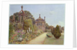 The Gardens at Montacute, Somerset, 1893 by Ernest Arthur Rowe