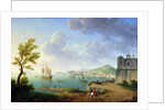 View of Naples from the Castel dell'Ovo to Mergellina, 1791 by Pierre Joseph Petit