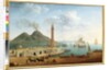 View of Vesuvius from the Harbour of Naples, 1791 by Pierre Joseph Petit